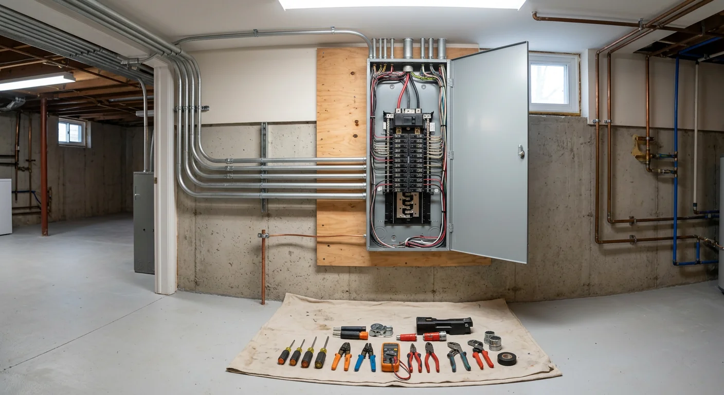 Panel Relocation and Grounding Correction in a Riverhead Rewire