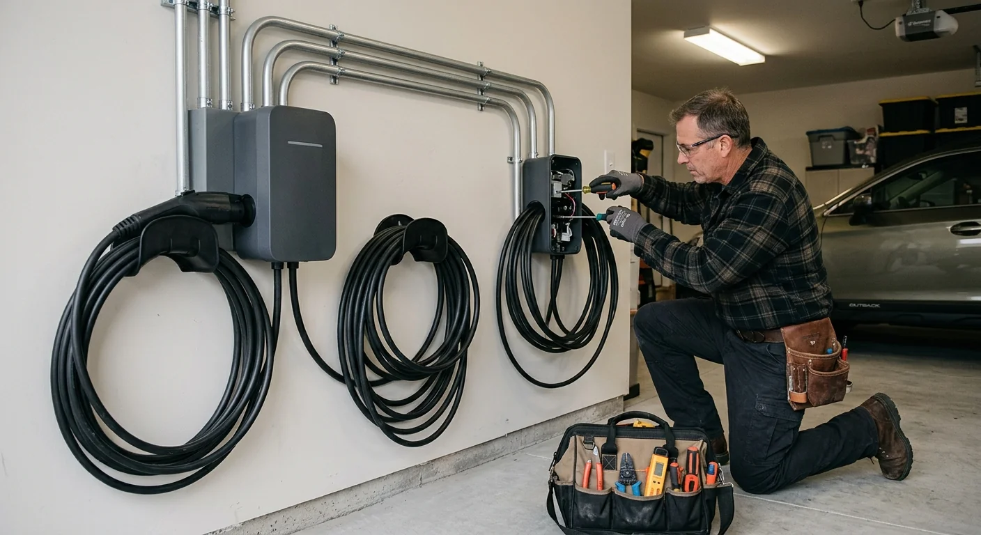 Dual-Charger Setup for a Two-Vehicle Household