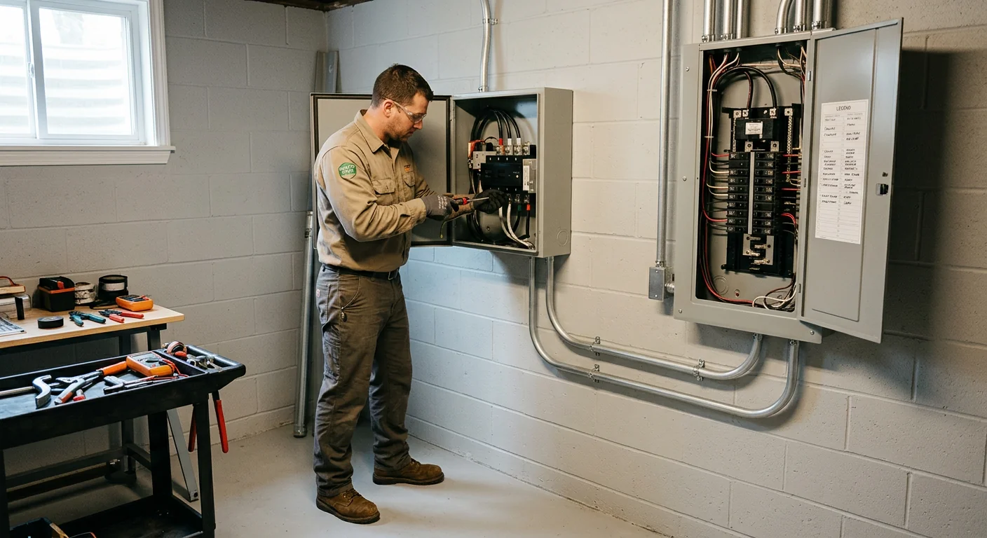 Automatic Transfer Switch Upgrade on an Older Riverhead Home