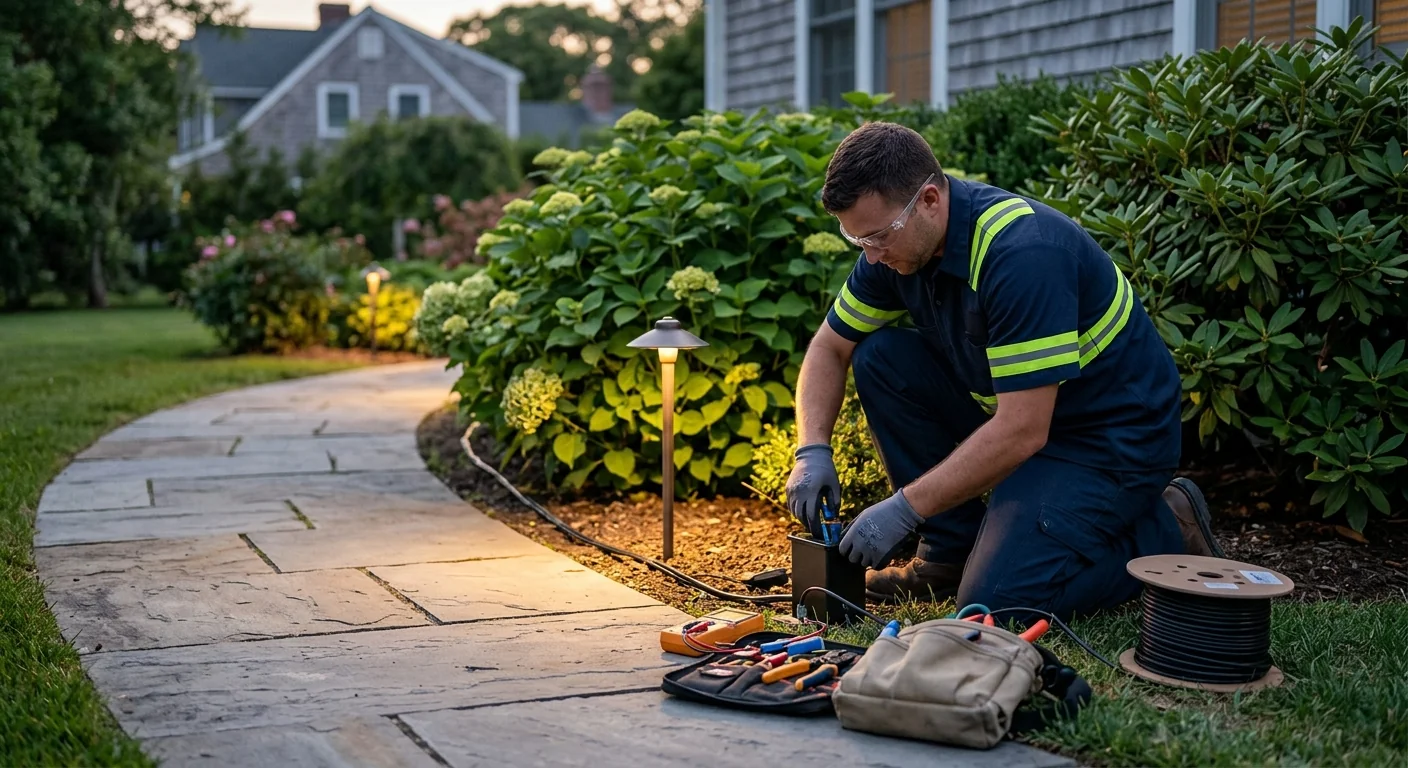 Landscape Lighting for a Coastal Property