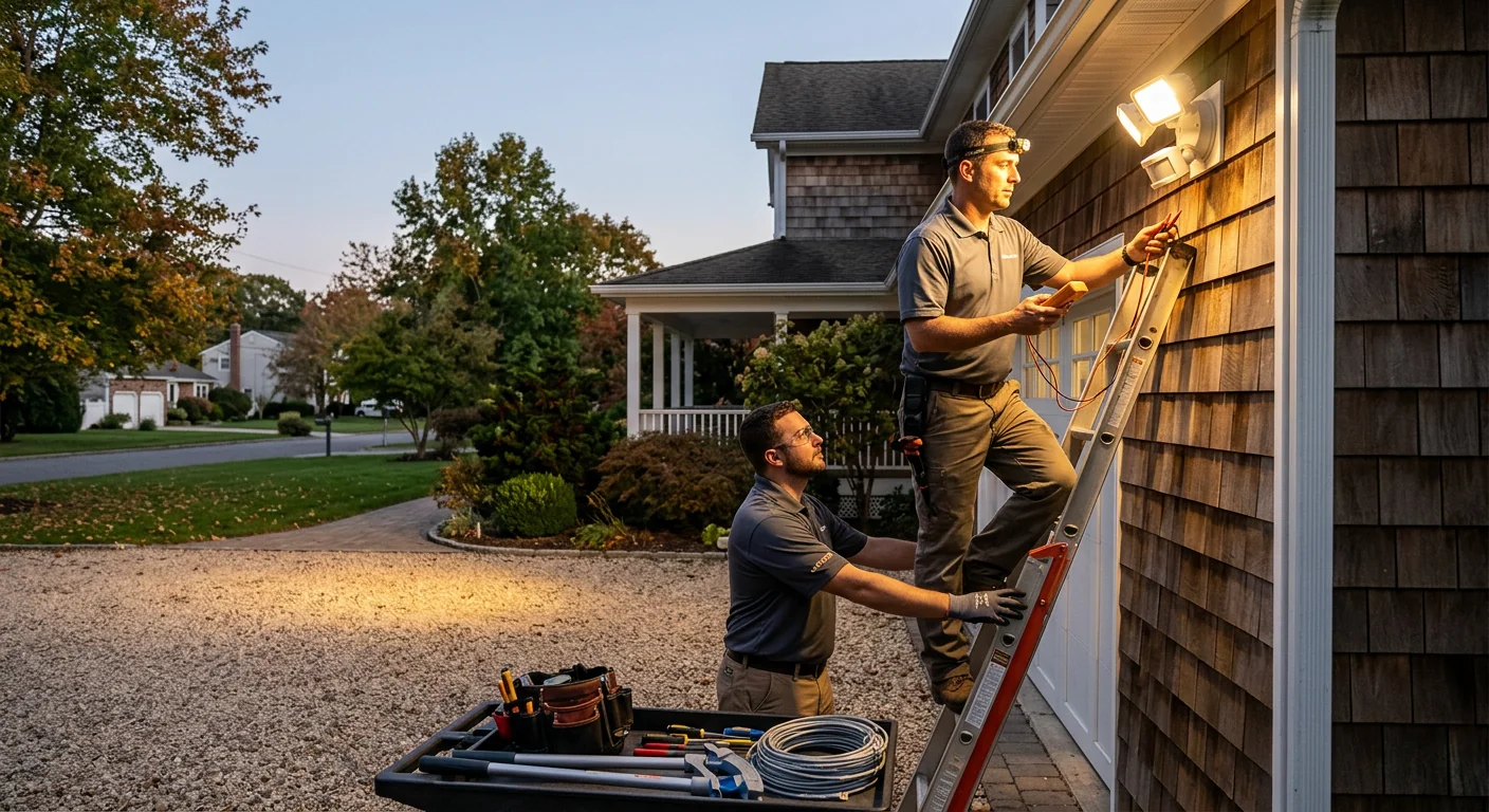 Exterior Security Lighting Installation